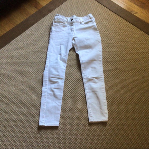 Crewcuts Other - Crewcuts Runaround Cropped White Jeans